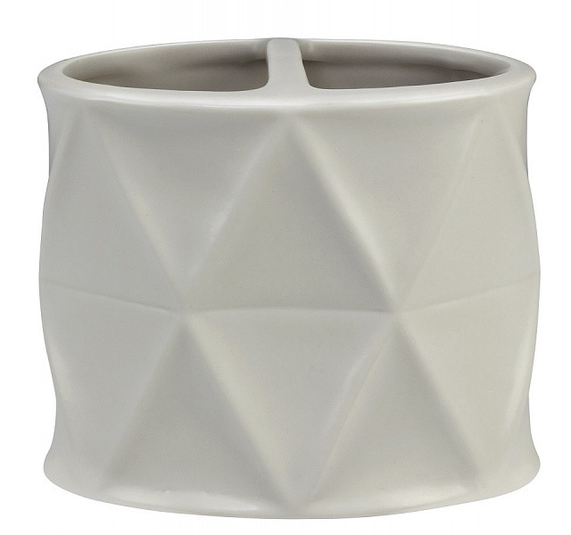 Стакан для зубных щеток Creative Bath Triangles TRI60NAT