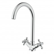 Смеситель Rossinka для кухни с высоким поворотным изливом (H02-76)