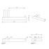 Decor Walther Bar Держатель для туалетной бумаги, подвесной, цвет: сталь матовая Decor Walther Bar Держатель для туалетной бумаги, подвесной, цвет: сталь матовая