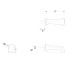 Devon&Devon Dandy Излив настенный, цвет: никель блестящий