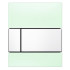 TECE TECEsquare Urinal Панель смыва для писсуара, стекло, цвет: зеленый/белый 9242803