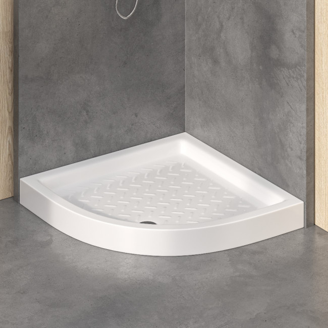 Душевой поддон полукруглый керамический RGW CR/R 800x800 Душевой поддон полукруглый керамический RGW CR/R 800x800