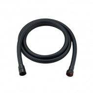 Шланг для душа, черный матовый, ПВХ, 1,6 м, Essential, Milardo, (180P16BM19)