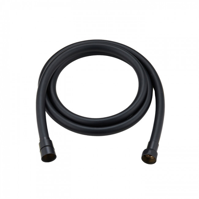 Шланг для душа, черный матовый, ПВХ, 1,6 м, Essential, Milardo, (180P16BM19) Шланг для душа, черный матовый, ПВХ, 1,6 м, Essential, Milardo, (180P16BM19)