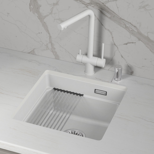 Кухонная мойка GRANULA кварц (4501iU, АРКТИК) Кухонная мойка GRANULA кварц (4501iU, АРКТИК)