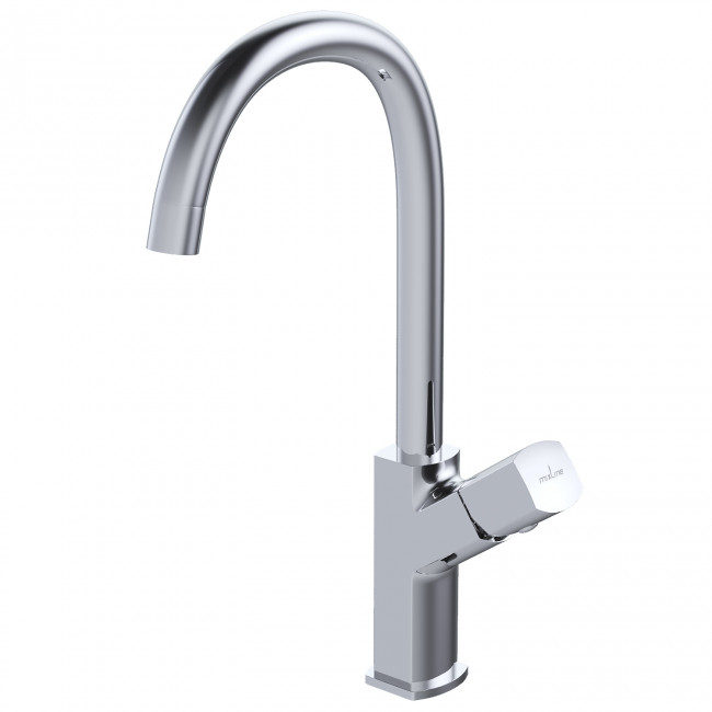 Смеситель для кухни 25k MIXLINE ML27-032 "Primo" высокий излив боковая ручка (550766) Смеситель для кухни 25k MIXLINE ML27-032 "Primo" высокий излив боковая ручка (550766)