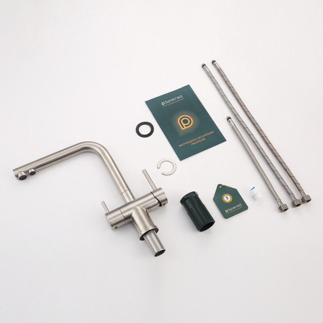 Смеситель Splenka для кухни с подключением к фильтру питьевой воды (S70.61.05) Смеситель Splenka для кухни с подключением к фильтру питьевой воды (S70.61.05)