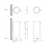 Decor Walther Stone SSP Дозатор для мыла, настольный, цвет: белый / хром Decor Walther Stone SSP Дозатор для мыла, настольный, цвет: белый / хром