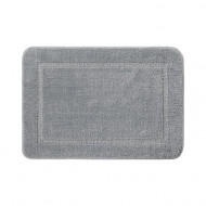 Коврик для ванной комнаты, 65х45, микрофибра, серый, IDDIS, (PSQS06Mi12)