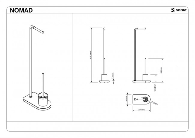 Стойка напольная Sonia Nomad 176267