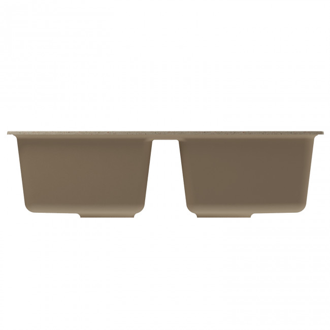 Мойка MIXLINE ML-GM23 двухчашевая  бежевая (328) 770*500*190мм NEW (552040)