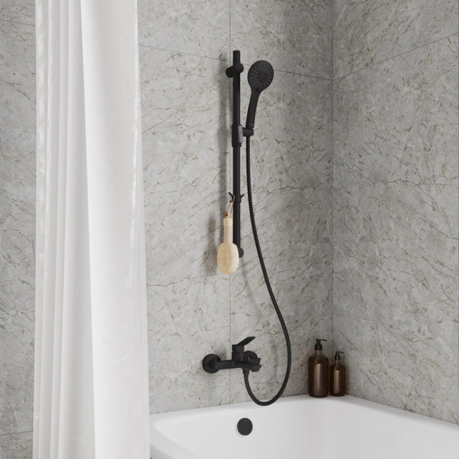 Стойка для душа Milardo Ideal Spa черная матовая (ILS70B0M17)