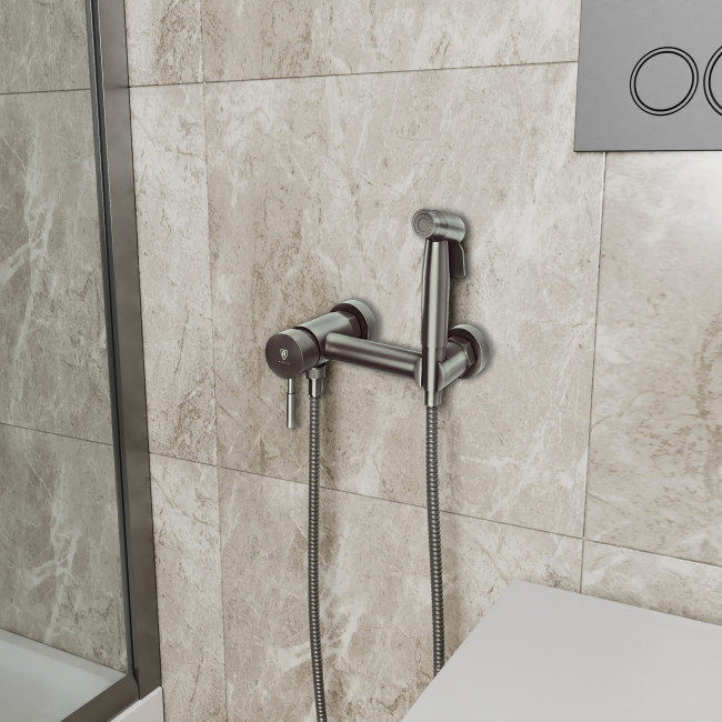 Гигиенический душ встраиваемый RUSH Melos графит (SUS1101-99Grey) Гигиенический душ встраиваемый RUSH Melos графит (SUS1101-99Grey)