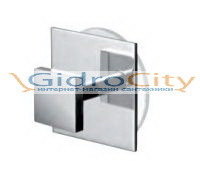 Крючок на присоске квадратный одинарный хром Windisch 85053CR