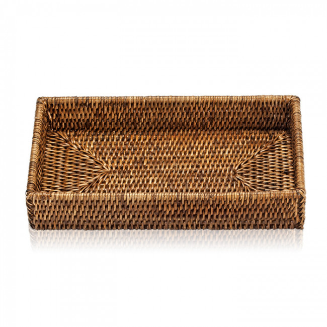 Decor Walther Basket Tab2 Лоток универсальный 30x16см, настольный, цвет: ротанг темный Decor Walther Basket Tab2 Лоток универсальный 30x16см, настольный, цвет: ротанг темный