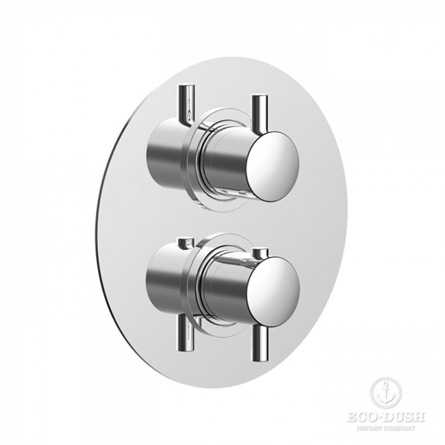 Cisal Less New Смеситель встраиваемый термостатический с переключателем на 2 положения, цвет: хром