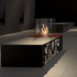 Antonio Lupi Drago Камин 70х160х75cм., столик со стальной конструкцией, на биоэтаноле, с огнеупорными стеклами и горелкой LAFLACA