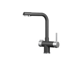 Смеситель для кухни GRANULA (5008, ЧЁРНЫЙ)