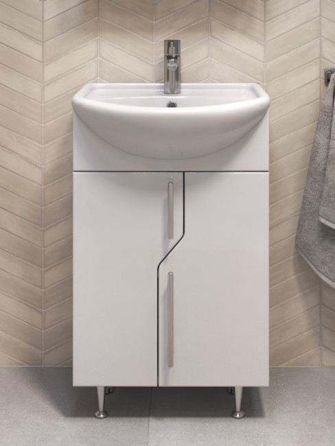 Тумба под раковину VIGO Turin 550-2-0 (Уют) поставляется в разобранном виде (225)