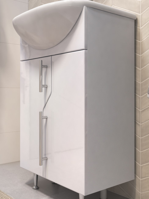 Тумба под раковину VIGO Turin 550-2-0 (Уют) поставляется в разобранном виде (225)