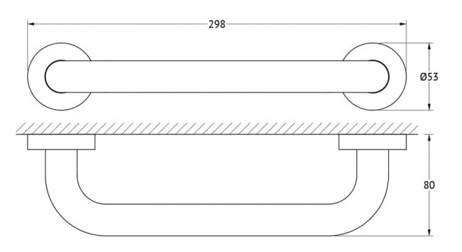 Поручень 30 см Artwelle Harmonie HAR 042