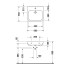 Duravit D-Code Раковина 60х55 см, 1 отв., с переливом, цвет: белый
