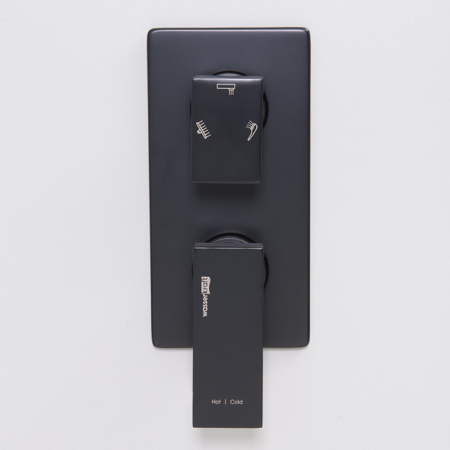 WasserKRAFT Abens 2071 Смеситель для ванны и душа черный