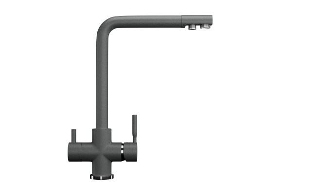 Смеситель для кухни ULGRAN Classic темно-серый (U-016-309)