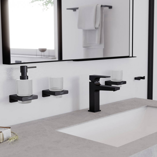 Hansgrohe AddStoris Стакан для зубных щеток, цвет: черный матовый Hansgrohe AddStoris Стакан для зубных щеток, цвет: черный матовый