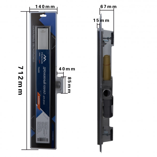Дренажный канал FASHUN (A456004)