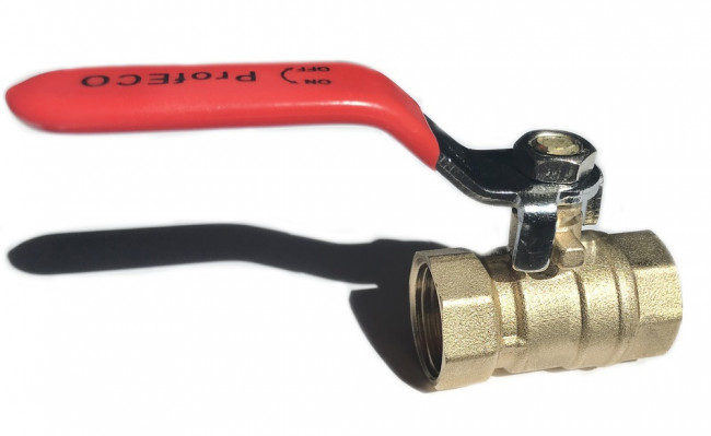 Кран шаровой ProfECO 1 1/4 ВР-ВР муфтовый ручка Ду32 Ру40 (11Б27п1) Кран шаровой ProfECO 1 1/4 ВР-ВР муфтовый ручка Ду32 Ру40 (11Б27п1)