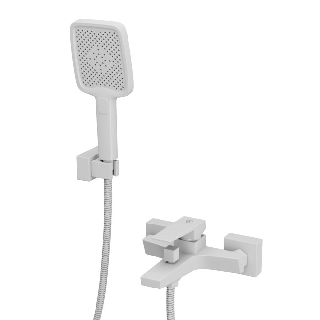 Смеситель для ванны с коротким изливом RUSH Thira (TR3635-44White)