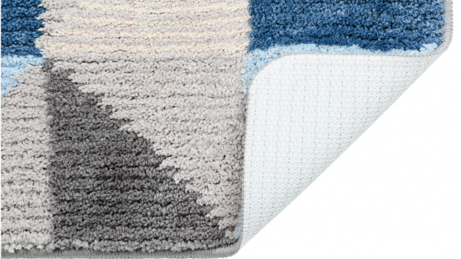 Коврик для ванной Fixsen Visa 1-ый серо-голубой, 50х80см (FX-5005X) 