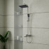 Тропическая душевая система RUSH термостатическая с изливом хром (ST4235-60)