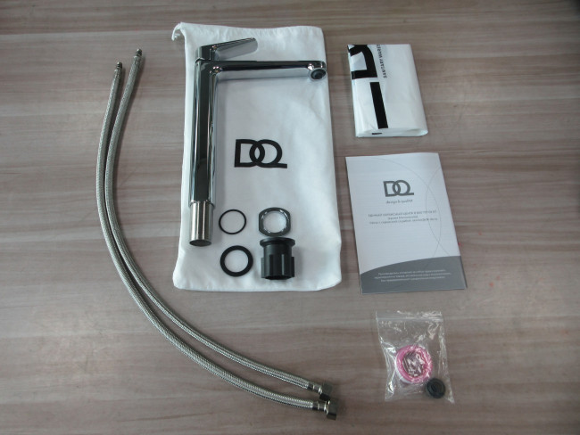 Смеситель для раковины высокий DQ Frankfurt хром (DA1732001)