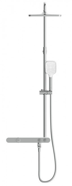 Душевая система Cersanit VIVO термостатическая с кнопочным управлением (64529) Душевая система Cersanit VIVO термостатическая с кнопочным управлением (64529)