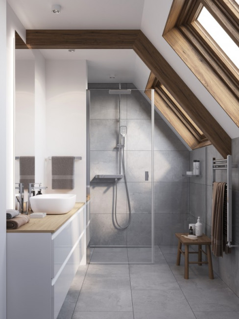 Душевая система Cersanit VIVO термостатическая с кнопочным управлением (64529) Душевая система Cersanit VIVO термостатическая с кнопочным управлением (64529)