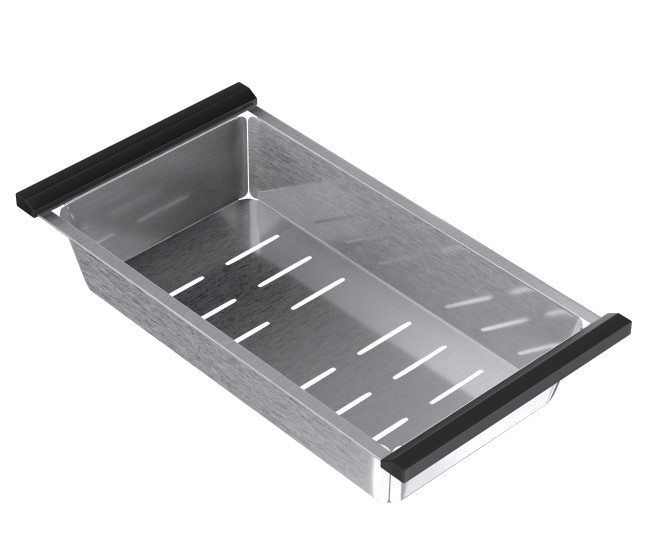 Мойка ULGRAN STEEL 500 Х 450, цвет «чёрная брашированная сталь» (US 500-002)