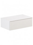 Тумба подвесная Velvex Unit 80, выс. 27, выдв. ящик, белый матовый (tp.UNI.80.1Y белый матовый)