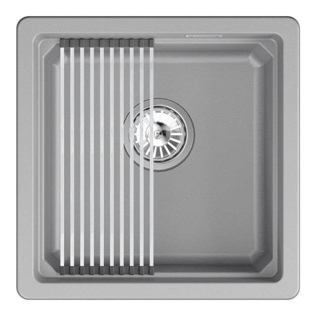 Кухонная мойка GRANULA кварц (4501iU, АЛЮМИНИУМ) Кухонная мойка GRANULA кварц (4501iU, АЛЮМИНИУМ)