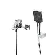 Смеситель для ванны с душем DQ Dortmund короткий излив хром (DA1713201)