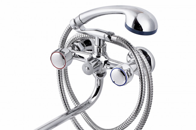 Смеситель для ванны с душем FAUZT FZs-511-63 тип См-ВУДРНШлА