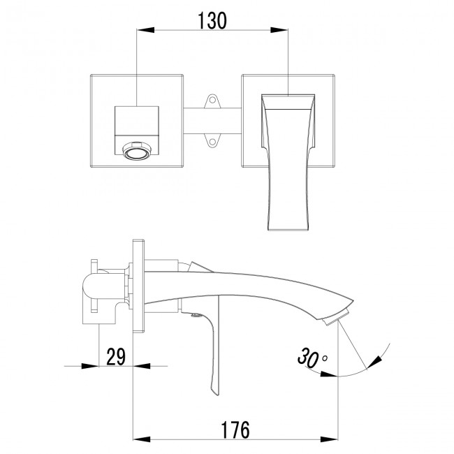 Смеситель для раковины Lemark Unit (LM4526C)