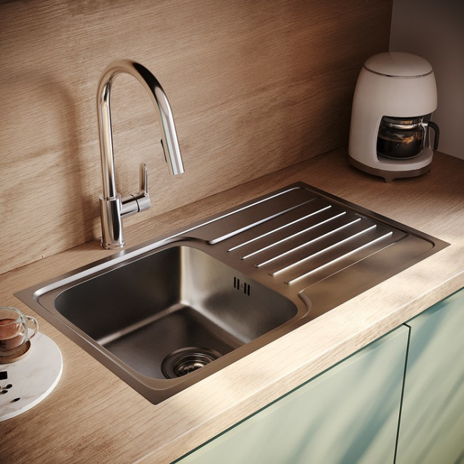 Мойка IDDIS нерж. сталь, шелк, с крылом 780*440*180 Sound (SND78SDi77) Мойка IDDIS нерж. сталь, шелк, с крылом 780*440*180 Sound (SND78SDi77)