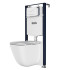 Комплект 3в1: подвесной унитаз, инсталляция и белая клавиша смыва IDDIS Basic (BASTQ03i73) Комплект 3в1: подвесной унитаз, инсталляция и белая клавиша смыва IDDIS Basic (BASTQ03i73)