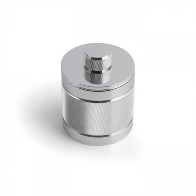 Bertocci Officina 01 Контейнер с крышкой, h110 см, d90 см, настольный, цвет: хром