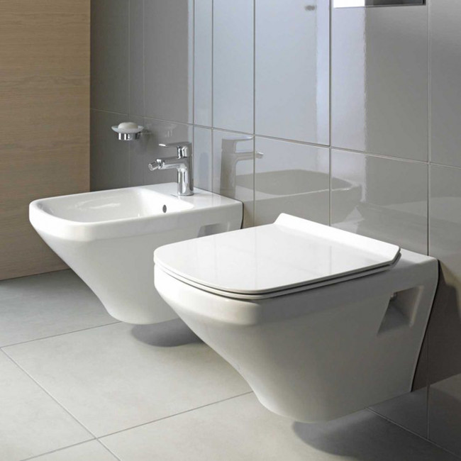 Duravit DuraStyle Rimless Унитаз подвесной без смывного края, с вертикальным смывом, 4.5л., 37x54см, Цвет: Белый