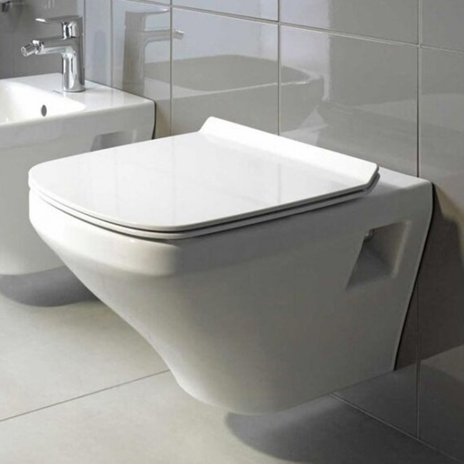 Duravit DuraStyle Rimless Унитаз подвесной без смывного края, с вертикальным смывом, 4.5л., 37x54см, Цвет: Белый