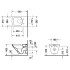 Duravit DuraStyle Rimless Унитаз подвесной без смывного края, с вертикальным смывом, 4.5л., 37x54см, Цвет: Белый