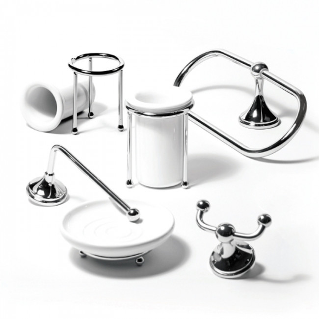 Bertocci Scacco Держатель стакана/мыльницы, подвесной, цвет: хром